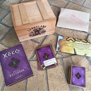 Xeko Card Game Set with Wooden Box